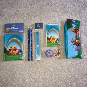 Winnie the Pooh and Egyptian 3D journal and school supplies